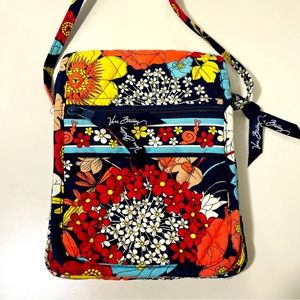 Cute Retro Print Vera Bradley Crossbody Bag.